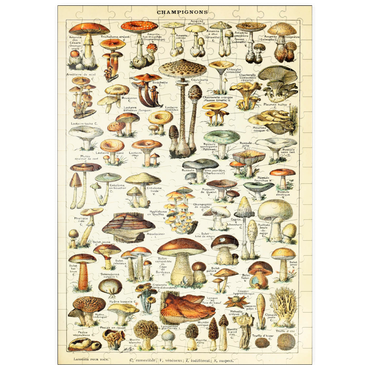 Darstellung des Puzzle Motivs puzzleplate Champignons - Pilze für Alle, Vintage Art Poster, Adolphe Millot 200 Puzzle