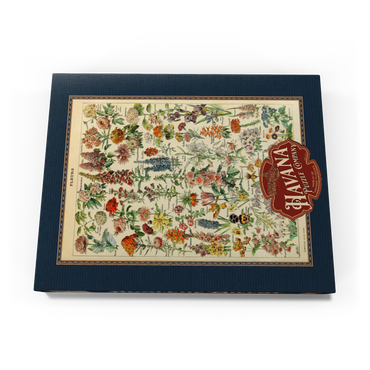 Darstellung des Puzzle Motivs Fleurs - Blumen für Alle, Vintage Art Poster, Adolphe Millot 100 Puzzle Schachtel Ansicht3