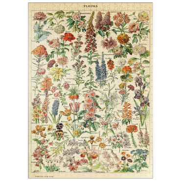 Darstellung des Puzzle Motivs puzzleplate Fleurs - Blumen für Alle, Vintage Art Poster, Adolphe Millot 500 Puzzle