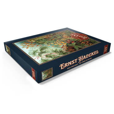 Darstellung des Puzzle Motivs Moss (Muscinae) - Art Forms in Nature, Vintage Art Poster, Ernst Haeckel 100 Puzzle Schachtel Ansicht1
