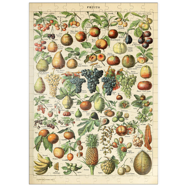 Darstellung des Puzzle Motivs puzzleplate Fructus - Früchte für alle, Vintage Art Poster, Adolphe Millot 200 Puzzle