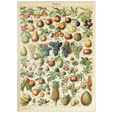 Darstellung des Puzzle Motivs puzzleplate Fructus - Früchte für alle, Vintage Art Poster, Adolphe Millot 500 Puzzle