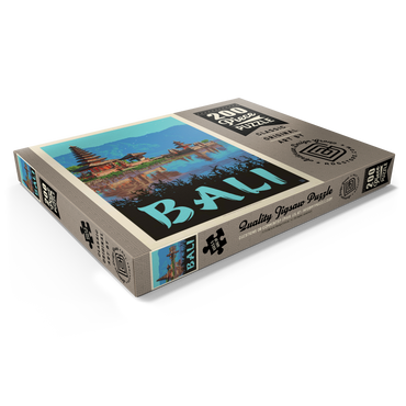 Darstellung des Puzzle Motivs Bali: Ein atemberaubendes tropisches Paradies, Vintage Poster 200 Puzzle Schachtel Ansicht1