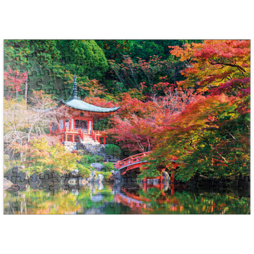 Darstellung des Puzzle Motivs puzzleplate Daigoji-Tempel im Herbst, Kyoto, Japan 200 Puzzle
