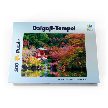 Darstellung des Puzzle Motivs Daigoji-Tempel im Herbst, Kyoto, Japan 500 Puzzle Schachtel Ansicht3