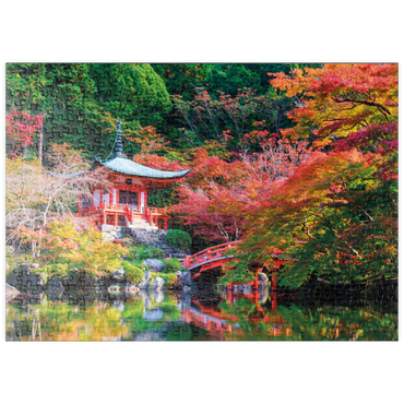 Darstellung des Puzzle Motivs puzzleplate Daigoji-Tempel im Herbst, Kyoto, Japan 500 Puzzle