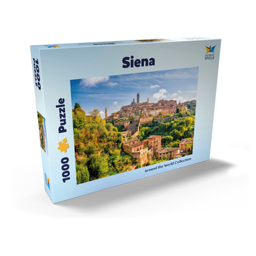 Darstellung des Puzzle Motivs Panorama von Siena - Toskana, Italien 1000 Puzzle Schachtel Ansicht2