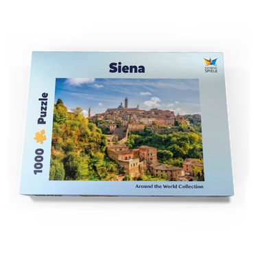 Darstellung des Puzzle Motivs Panorama von Siena - Toskana, Italien 1000 Puzzle Schachtel Ansicht3