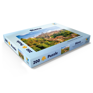 Darstellung des Puzzle Motivs Panorama von Siena - Toskana, Italien 200 Puzzle Schachtel Ansicht1