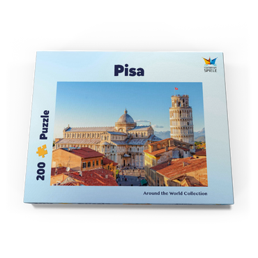 Darstellung des Puzzle Motivs Dom und Schiefer Turm von Pisa - Toskana, Italien 200 Puzzle Schachtel Ansicht3
