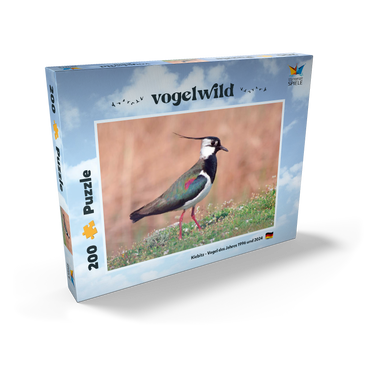 Darstellung des Puzzle Motivs Kiebitz - Vogel des Jahres 2024 200 Puzzle Schachtel Ansicht2