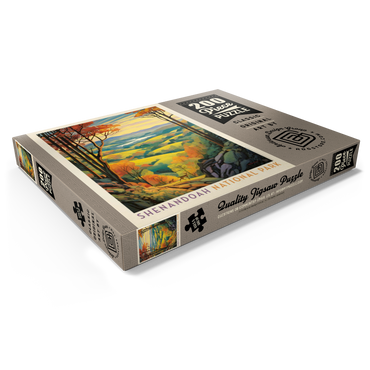 Darstellung des Puzzle Motivs Shenandoah National Park: Rolling Hills, Vintage Poster 200 Puzzle Schachtel Ansicht1