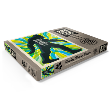 Darstellung des Puzzle Motivs Bigfoot: Believe In Yourself. Even If Nobody Else Does, Vintage Poster 200 Puzzle Schachtel Ansicht1