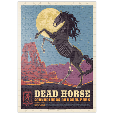 Darstellung des Puzzle Motivs puzzleplate Legends Of The National Parks: Canyonlands' Dead Horse, Vintage Poster 200 Puzzle