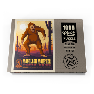 Darstellung des Puzzle Motivs Legends Of The National Parks: Saguaro's Mogollon Monster, Vintage Poster 1000 Puzzle Schachtel Ansicht3