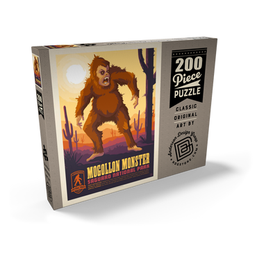 Darstellung des Puzzle Motivs Legends Of The National Parks: Saguaro's Mogollon Monster, Vintage Poster 200 Puzzle Schachtel Ansicht2