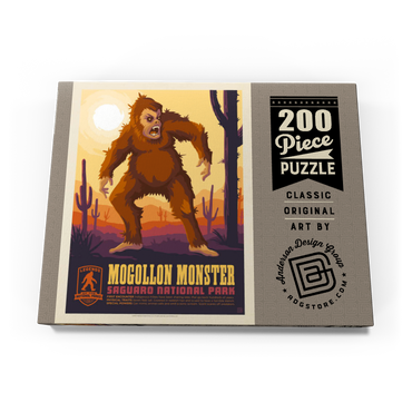 Darstellung des Puzzle Motivs Legends Of The National Parks: Saguaro's Mogollon Monster, Vintage Poster 200 Puzzle Schachtel Ansicht3