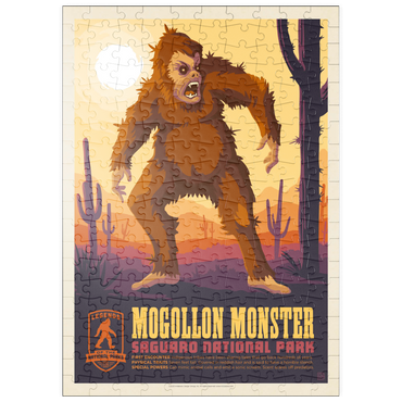 Darstellung des Puzzle Motivs puzzleplate Legends Of The National Parks: Saguaro's Mogollon Monster, Vintage Poster 200 Puzzle