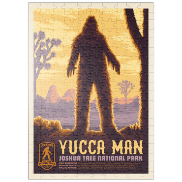 Darstellung des Puzzle Motivs puzzleplate Legends Of The National Parks: Joshua Tree's Yucca Man, Vintage Poster 200 Puzzle