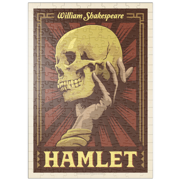 Darstellung des Puzzle Motivs puzzleplate Hamlet: William Shakespeare, Vintage Poster 200 Puzzle