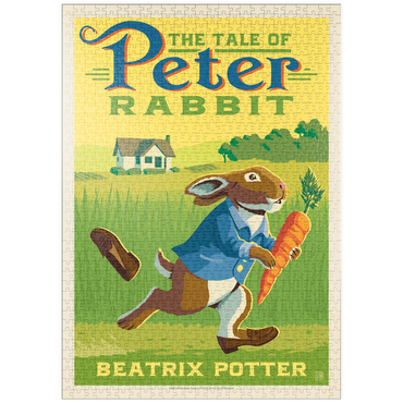 Darstellung des Puzzle Motivs puzzleplate The Tale Of Peter Rabbit: Beatrix Potter, Vintage Poster 1000 Puzzle