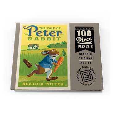 Darstellung des Puzzle Motivs The Tale Of Peter Rabbit: Beatrix Potter, Vintage Poster 100 Puzzle Schachtel Ansicht3