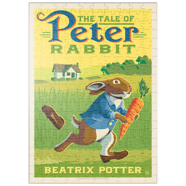 Darstellung des Puzzle Motivs puzzleplate The Tale Of Peter Rabbit: Beatrix Potter, Vintage Poster 200 Puzzle