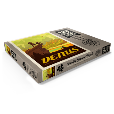 Darstellung des Puzzle Motivs Venus: Hot Springs, Vintage Poster 100 Puzzle Schachtel Ansicht1