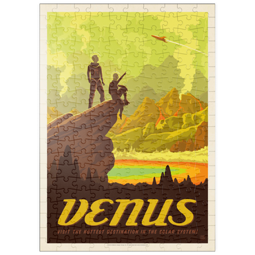 Darstellung des Puzzle Motivs puzzleplate Venus: Hot Springs, Vintage Poster 200 Puzzle