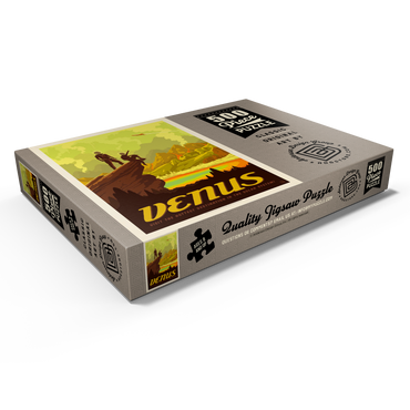 Darstellung des Puzzle Motivs Venus: Hot Springs, Vintage Poster 500 Puzzle Schachtel Ansicht1