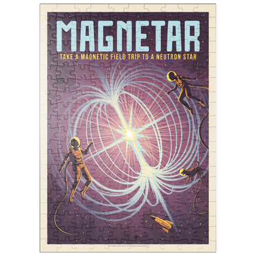 Darstellung des Puzzle Motivs puzzleplate Magnetar: Neutron Star, Vintage Poster 200 Puzzle