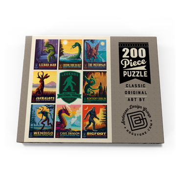 Darstellung des Puzzle Motivs Legends Of The National Parks: Multi-Image Print - Edition 1, Vintage Poster 200 Puzzle Schachtel Ansicht3