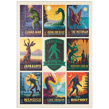 Darstellung des Puzzle Motivs puzzleplate Legends Of The National Parks: Multi-Image Print - Edition 1, Vintage Poster 500 Puzzle