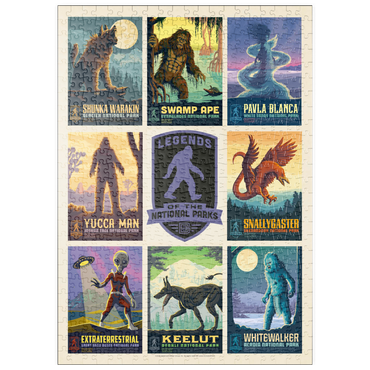Darstellung des Puzzle Motivs puzzleplate Legends Of The National Parks: Multi-Image Print - Edition 2, Vintage Poster 500 Puzzle