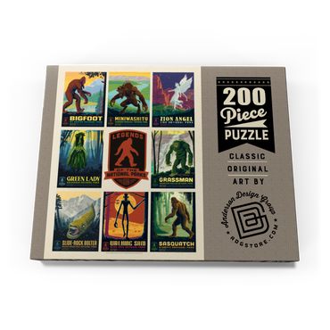 Darstellung des Puzzle Motivs Legends Of The National Parks: Multi-Image Print - Edition 3, Vintage Poster 200 Puzzle Schachtel Ansicht3