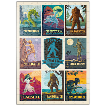 Darstellung des Puzzle Motivs puzzleplate Legends Of The National Parks: Multi-Image Print - Edition 4, Vintage Poster 200 Puzzle