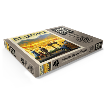 Darstellung des Puzzle Motivs Great Smoky Mountains National Park: Mt. LeConte, Vintage Poster 200 Puzzle Schachtel Ansicht1