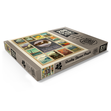 Darstellung des Puzzle Motivs National Parks Collector Series - Edition 2, Vintage Poster 200 Puzzle Schachtel Ansicht1
