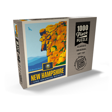 Darstellung des Puzzle Motivs New Hampshire: The Granite State 1000 Puzzle Schachtel Ansicht2