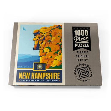 Darstellung des Puzzle Motivs New Hampshire: The Granite State 1000 Puzzle Schachtel Ansicht3