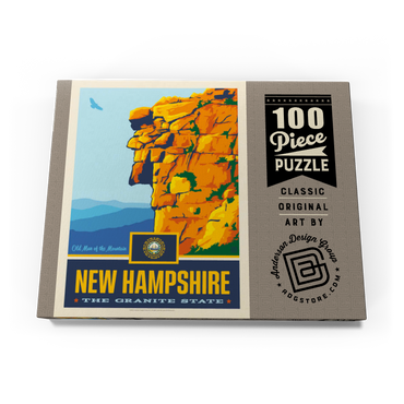 Darstellung des Puzzle Motivs New Hampshire: The Granite State 100 Puzzle Schachtel Ansicht3