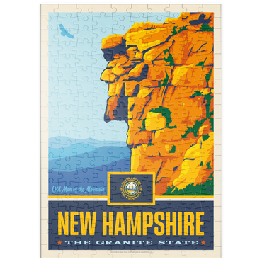 Darstellung des Puzzle Motivs puzzleplate New Hampshire: The Granite State 200 Puzzle