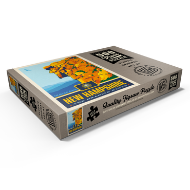 Darstellung des Puzzle Motivs New Hampshire: The Granite State 500 Puzzle Schachtel Ansicht1