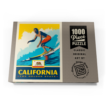 Darstellung des Puzzle Motivs California: The Golden State (Surfer) 1000 Puzzle Schachtel Ansicht3