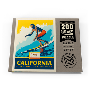Darstellung des Puzzle Motivs California: The Golden State (Surfer) 200 Puzzle Schachtel Ansicht3