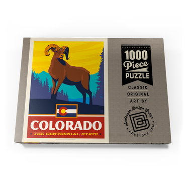 Darstellung des Puzzle Motivs Colorado: The Centennial State 1000 Puzzle Schachtel Ansicht3