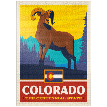 Darstellung des Puzzle Motivs puzzleplate Colorado: The Centennial State 1000 Puzzle