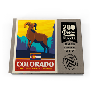 Darstellung des Puzzle Motivs Colorado: The Centennial State 200 Puzzle Schachtel Ansicht3