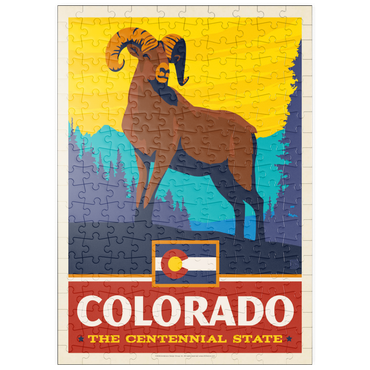 Darstellung des Puzzle Motivs puzzleplate Colorado: The Centennial State 200 Puzzle