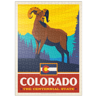 Darstellung des Puzzle Motivs puzzleplate Colorado: The Centennial State 500 Puzzle